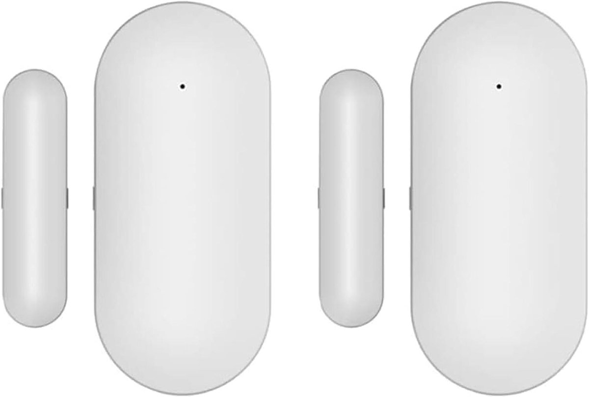 Draadloze Deur- en Raamsensoren - Alarm Sensoren Inbraakbeveiliging - Huisbeveiliging - Real-time Alarm 120 dB - 2 stuks - Wit
