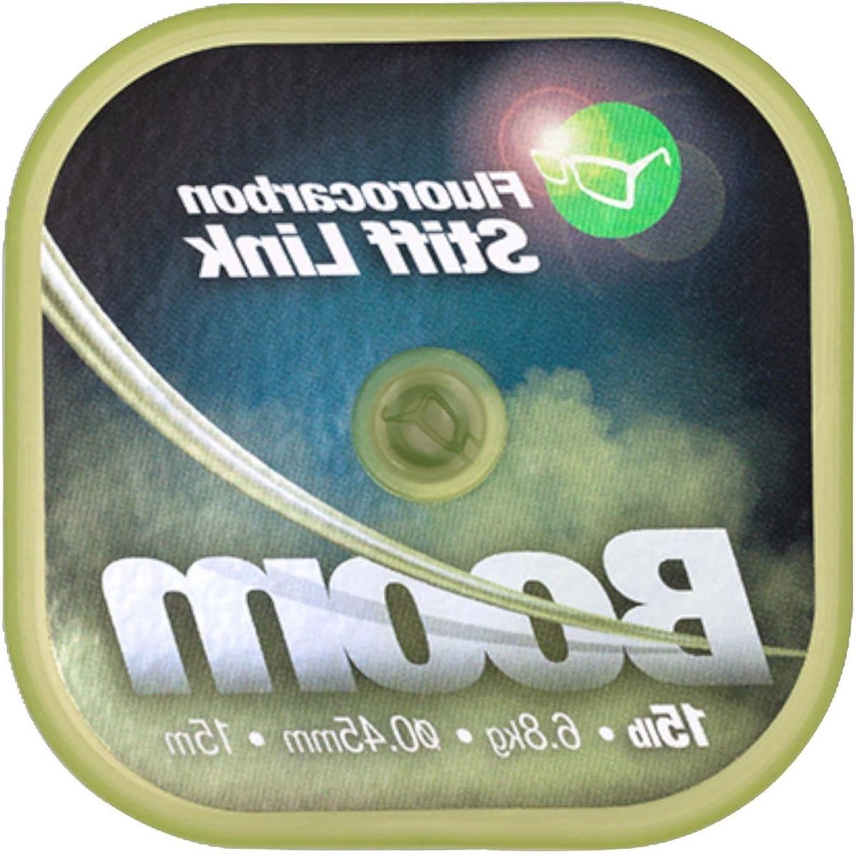 Fluorocarbon Vislijn - Stijve Giek Lijn - Stijve Gieken Maken - Onzichtbaar Onder Water - 15 lbs - Groen