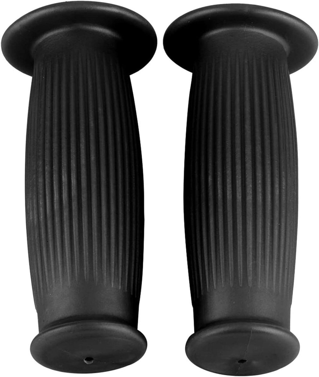 Motorfiets Handvatten - Stuurgrepen Vintage - Motorrijden Comfort - Hoogwaardig TPU Materiaal - 25 mm - Zwart