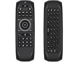 G7V Pro 2,4 GHz Fly Air Mouse LED-achtergrondverlichting Draadloos toetsenbord Afstandsbediening met gyroscoop voor Android TV Box / pc, ondersteuning Intelligente stem