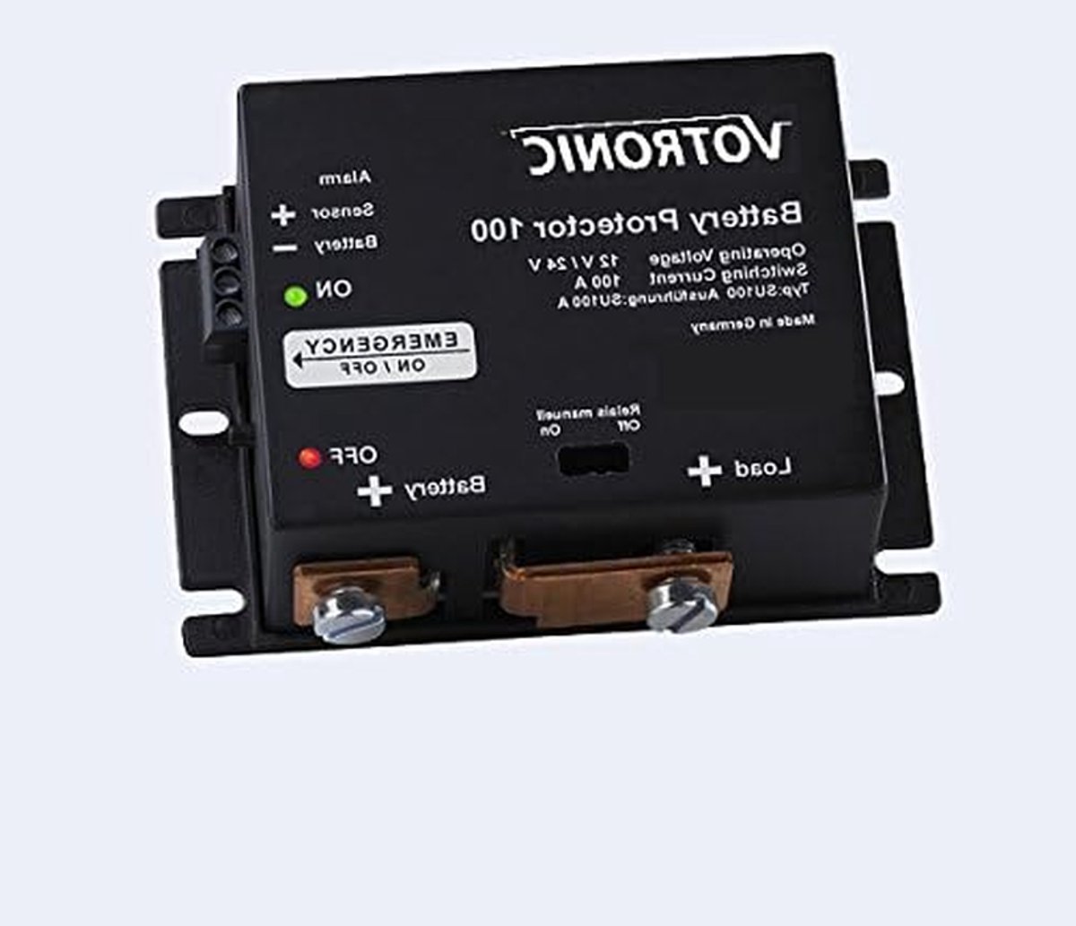 Batterij Protector - Accu Beschermer - Voertuig Accu Bescherming - Intelligente Schakeldrempel Automaat - 105 x 36 x 71 mm
