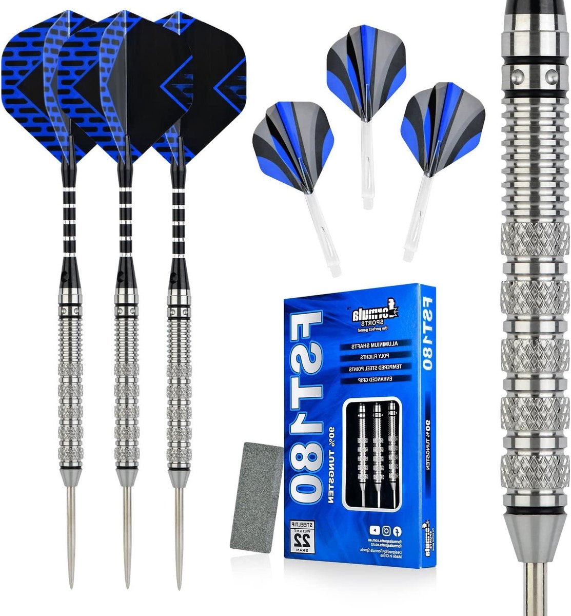 Stalen Dartpijlen - Dartset Professioneel - Precisie Werpen - 90% Tungsten - 21 Gram - Standaard