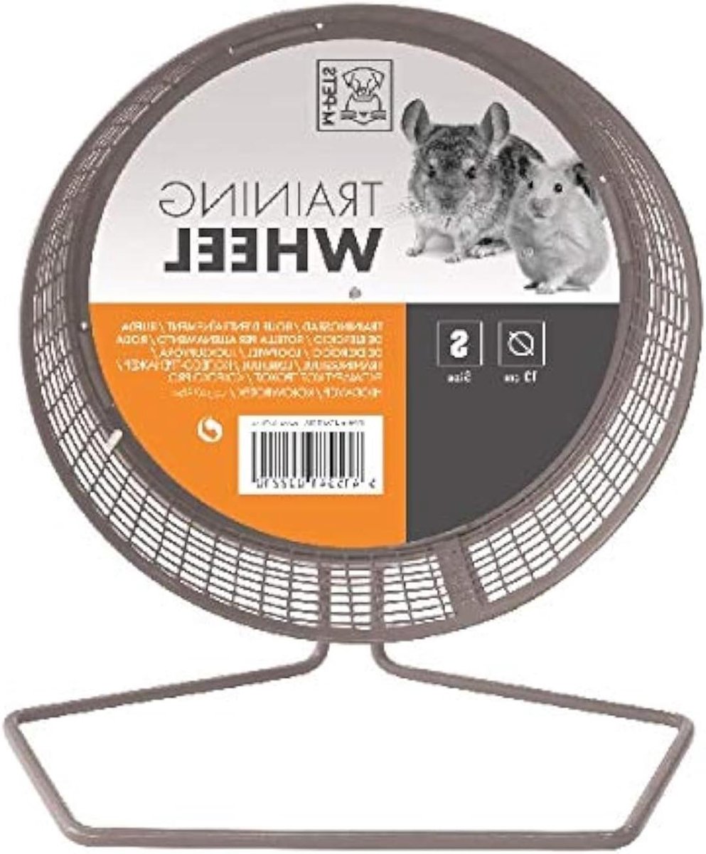 Loopwiel Knaagdier - Rennend Wiel - Dieren Beweging - Stil Ontwerp - 18 cm - Grijs