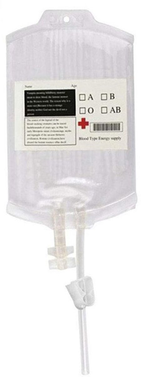 Bloeddrinkbag Halloween 350ml Herbruikbaar