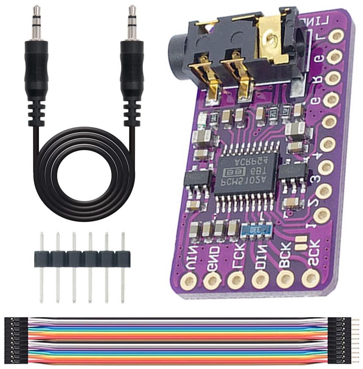 DAC Decoder Module - Audio Converter - Muziek Afspelen - Hoge Kwaliteit Digitaal Geluid - pHAT Formaat - Niet Gespecificeerd