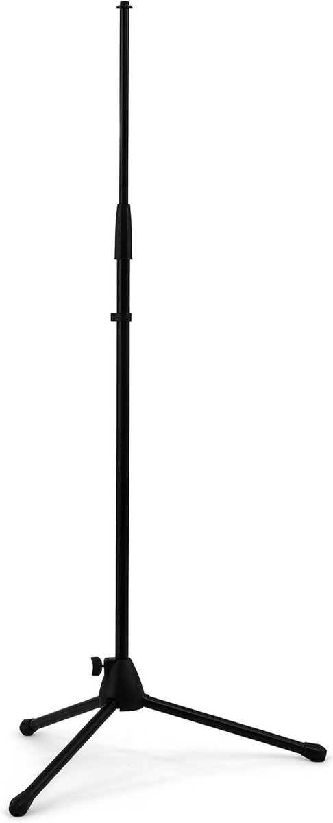 Microfoonstandaard - Statiefbasis - Podium Optredens - Comfort Clutch - 37 tot 66 inch - Zwart