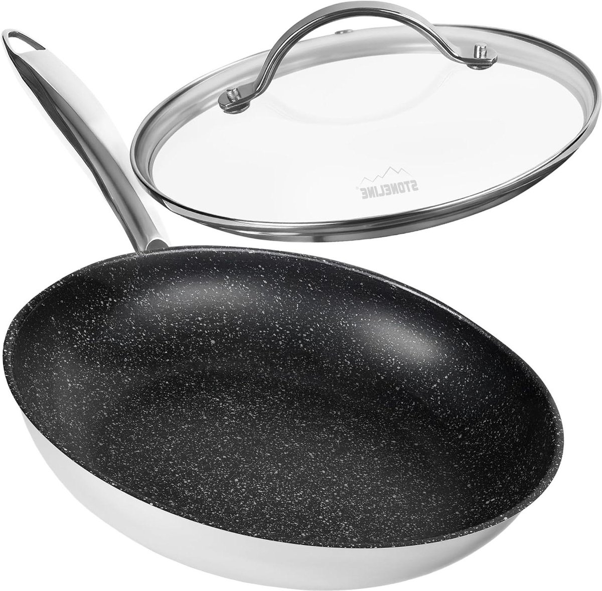 Professionele Koekenpan 28 cm Geschikt voor Inductie en Alle Warmtebronnen