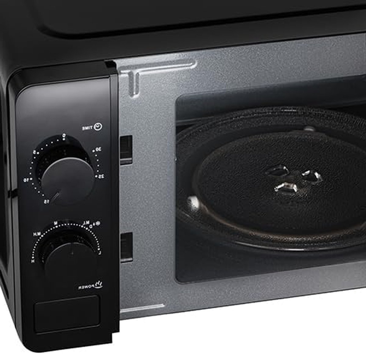 Compacte Magnetron - Mini Oven - Snel Maaltijden Bereiden - 6 Vermogensstanden - 20 Liter - Zwart