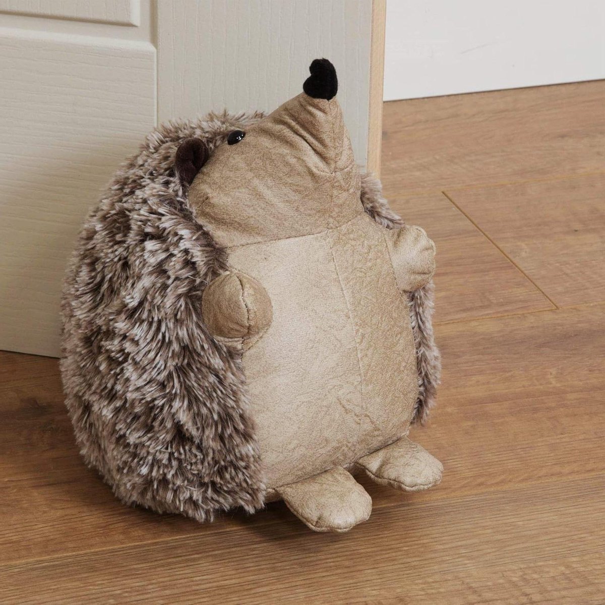 Huisdier Deurstopper - Hedgehog Figuur - Deuren Open Houden - Zwaar Verzwaarde Basis - 235 cm Hoog - Beige