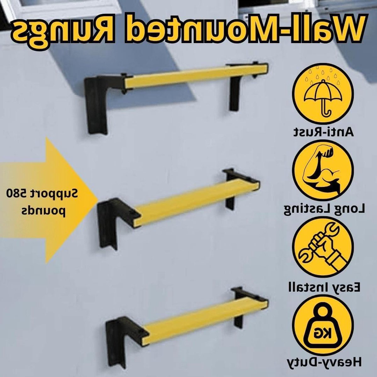 Brandontsnappingsladder - Noodladder Raamladder - Veilig Evacueren - Antislip Aluminium Sporten - 10 Treden - Aluminium