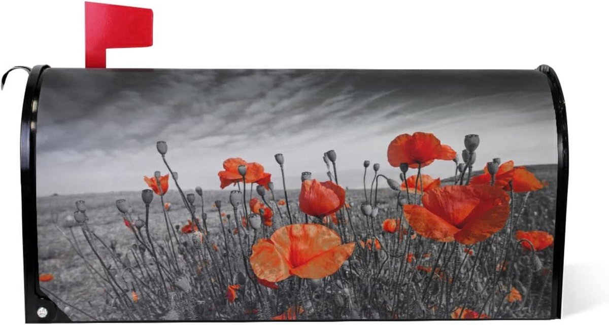 Brievenbus Cover - Post Cover Tuin - Buiten Decoratie - Magnetisch Bevestigingssysteem - 648 cm x 528 cm - Multicolor