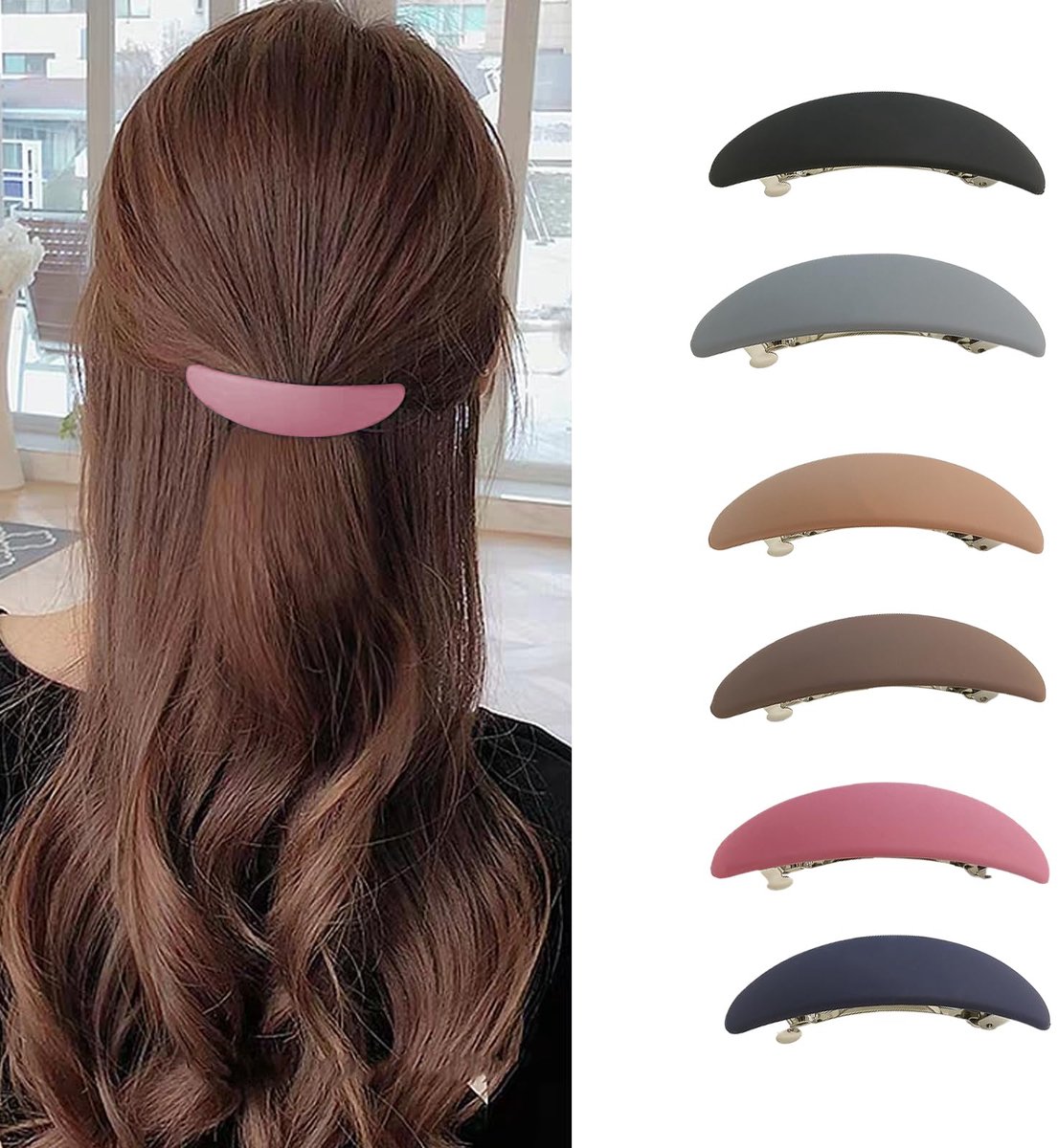 6 stuks haarspeldjes voor vrouwen, haarspeldjes retro klassiek, Frans design haarspeldje, elegante haarspeldjes en haarspeldjes voor fijn medium dik haar