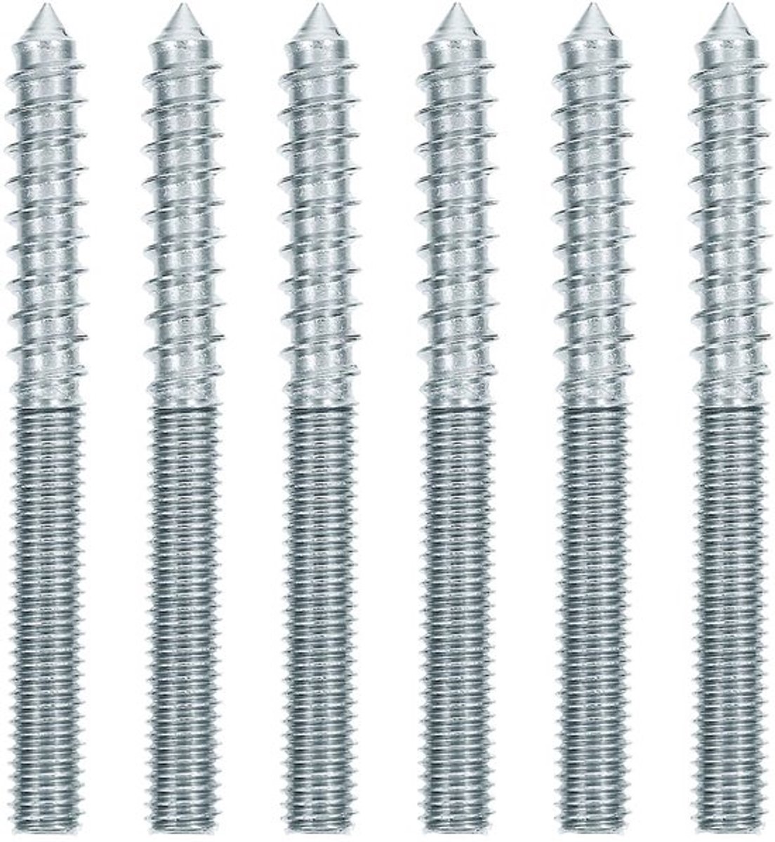 Stockschroeven M6 x 60mm - Torx/Dubbelkop 20 stuks