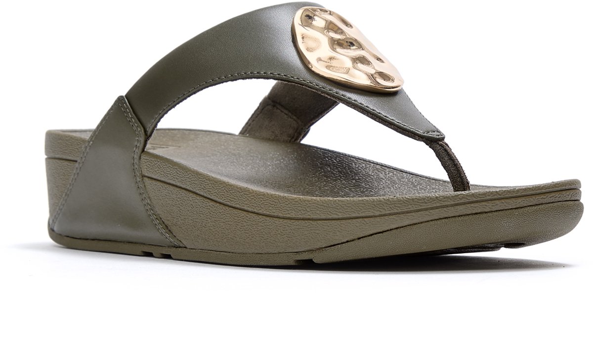 FitFlop Lulu Adornment Teenslippers GROEN - Maat 39