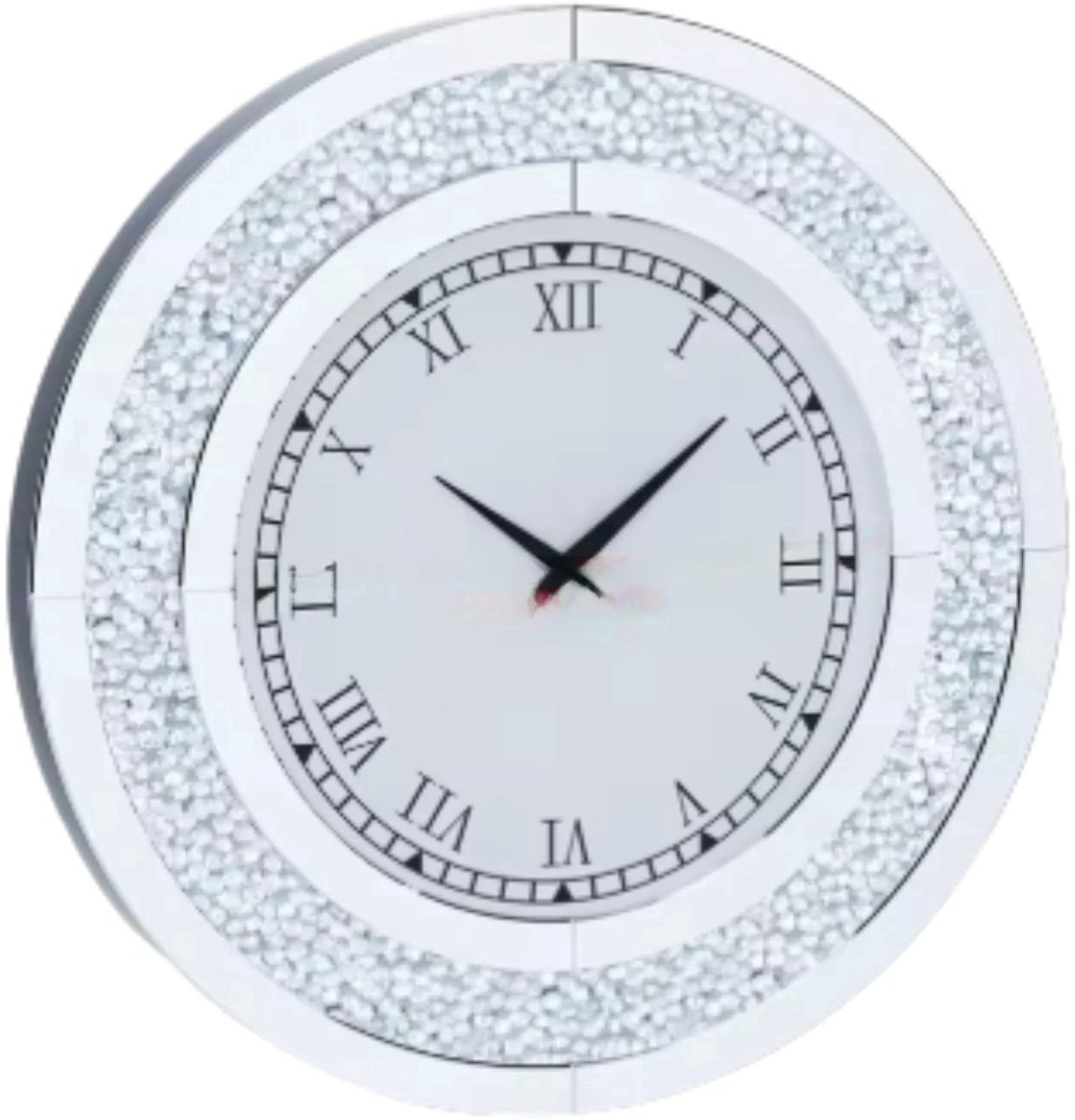 Wandspiegel 60cm Zilver - Ronde wandspiegel, Zonder verlichting en Woonkamer - Voor Badkamer, Hal en Woonkamer