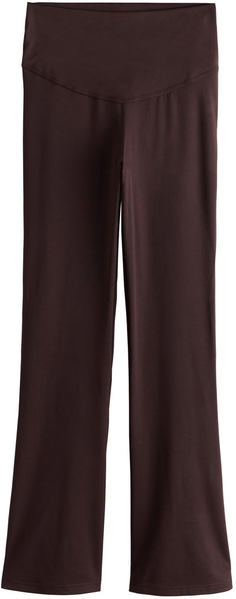 Next - Dames - Supersoft Dry Tech yoga-sportlegging met uitlopende pijpen - Bruin