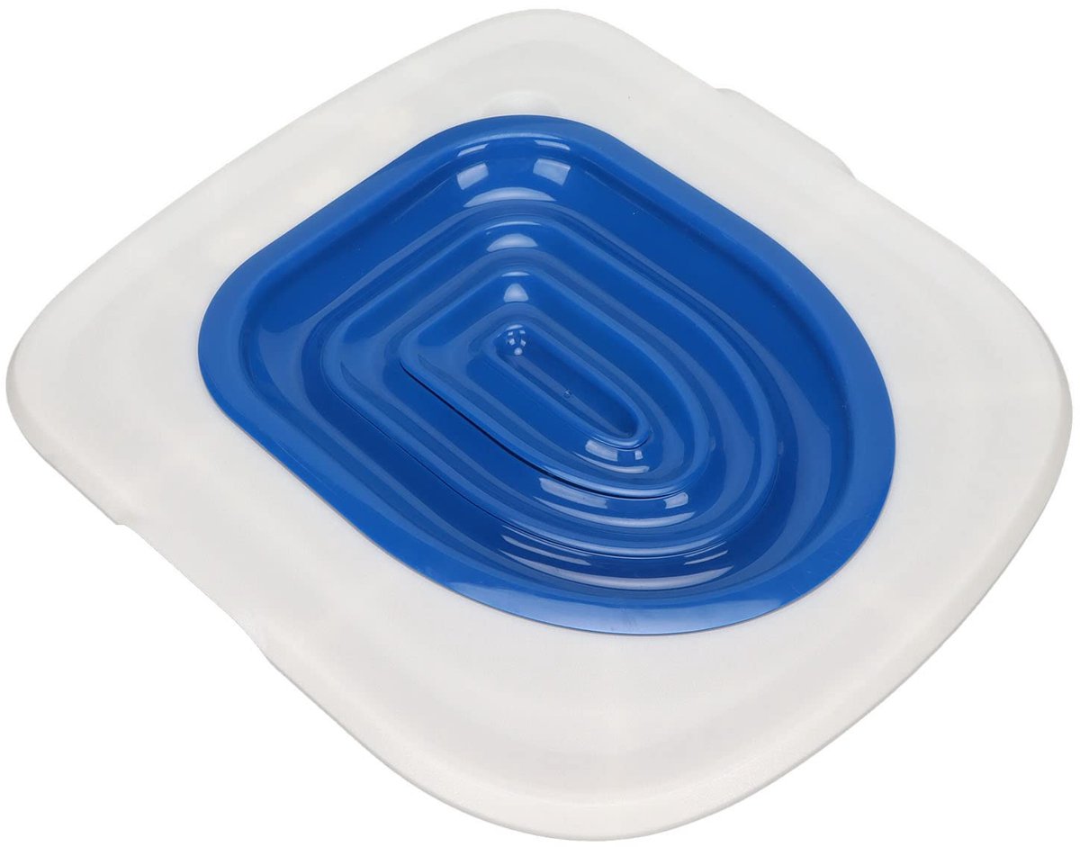 Dailygoods- Kattentoilettrainer Afneembaar - Milieuvriendelijk - Sterk Draagvermogen - Herbruikbaar - Eenvoudig Te Installeren - Universeel Geschikt - Kattenbaktrainer