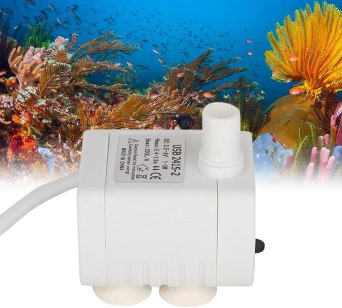 Usb Mini Pomp - Dompelpomp - Ideaal voor aquaria