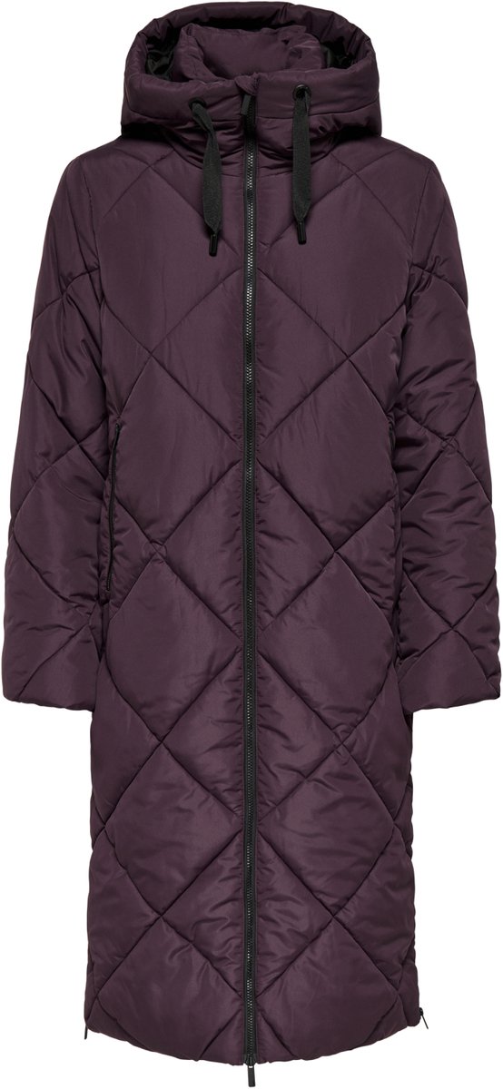 Only Jas Onlmaggi Long Hood Puffer Cc Otw 15373236 Fudge Dames Maat - M