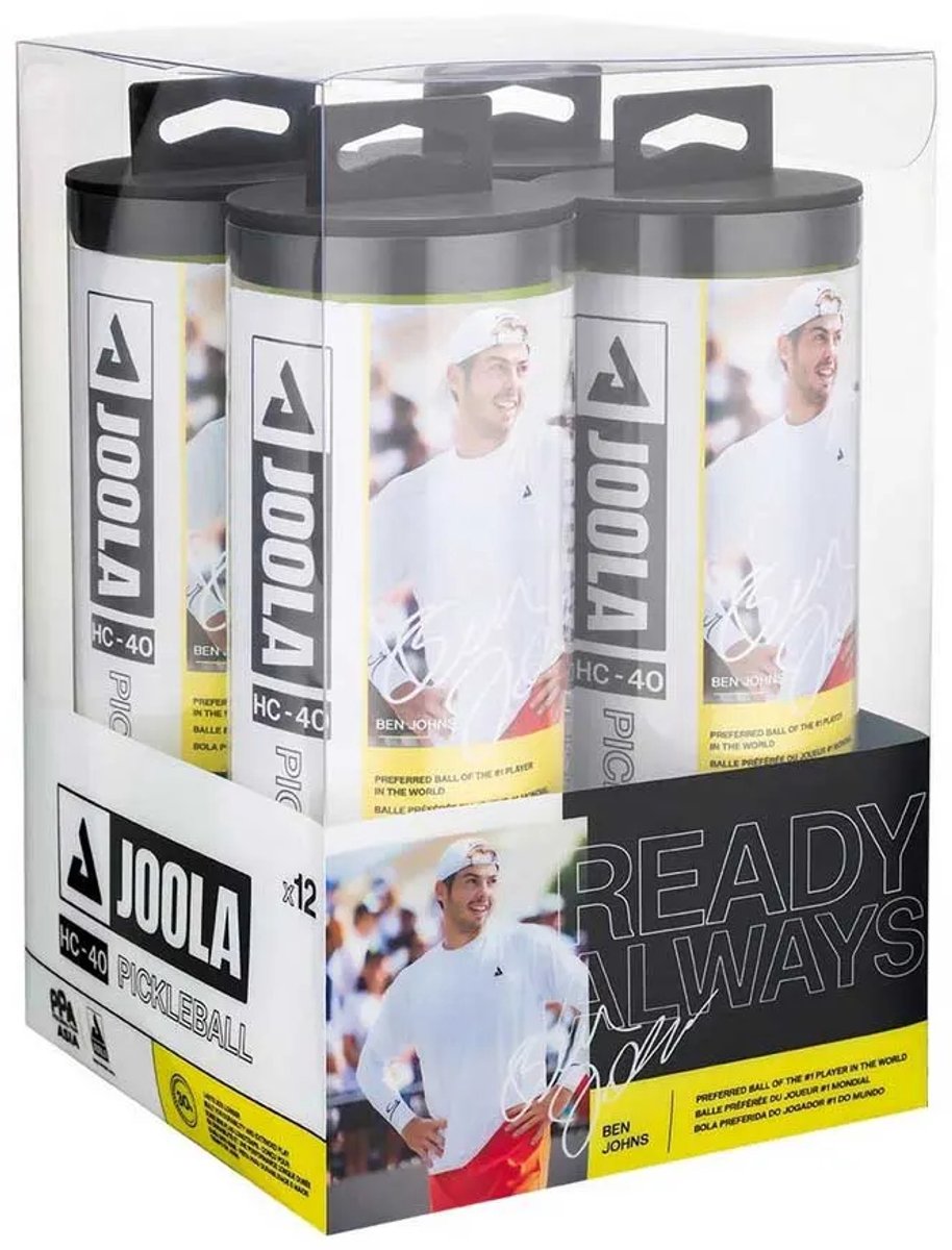 Joola Hc-40 Pickleballballen Transparant 12 Balls