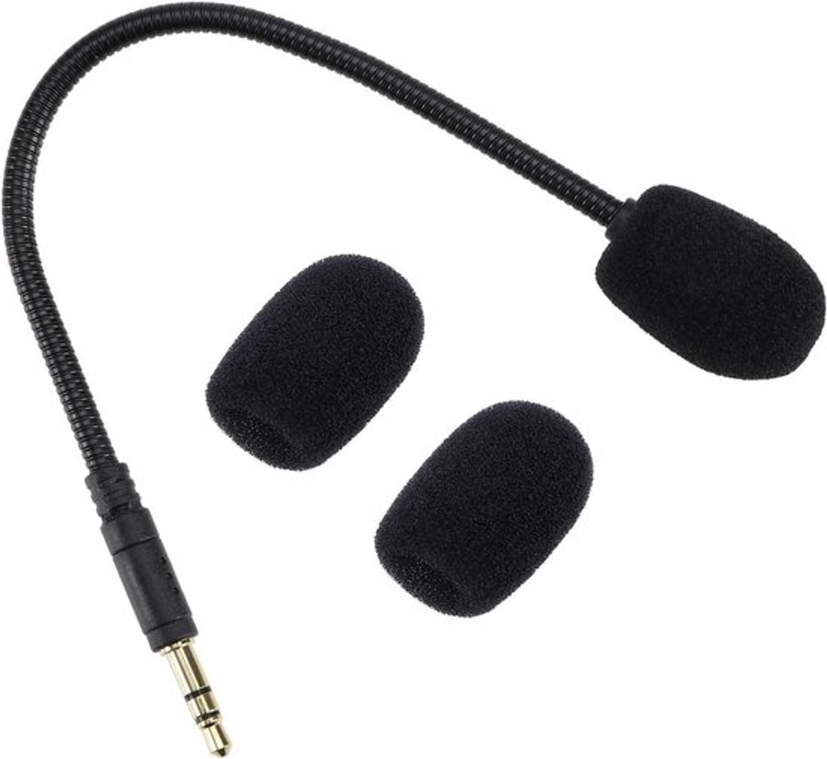 Oortelefoonmicrofoon-Turtle Beach-Gamingheadset-Zwart-Vervanging hoofdtelefoonmicrofoon-Compatibel met Gamingheadset-Microfoonaccessoires-Microfoon-Earpads-Zwart.