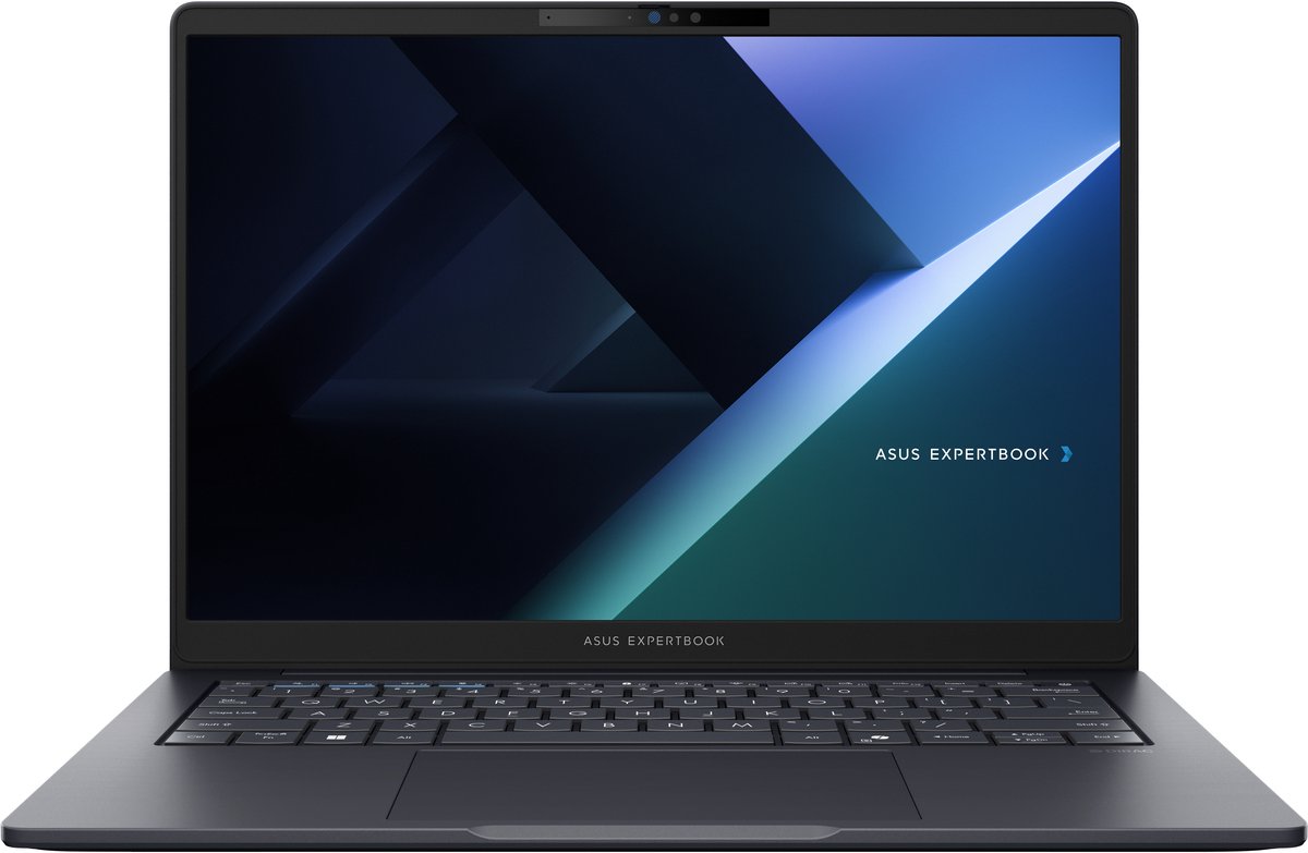 ASUS ExpertBook B5 B5405CCA-LY1785X Intel Core Ultra 5 225H Laptop 35,6 cm (14") WUXGA 16 GB DDR5-SDRAM 512 GB SSD Wi-Fi 7 (802.11be) Windows 11 Pro Zwart QWERTY US International
