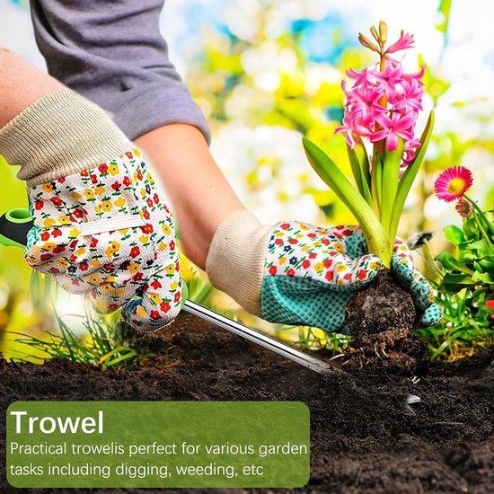 Onkruidverwijderaar - Roestvrij staal - Ergonomisch ontwerp - Handgereedschap voor de tuin — afbeelding 4