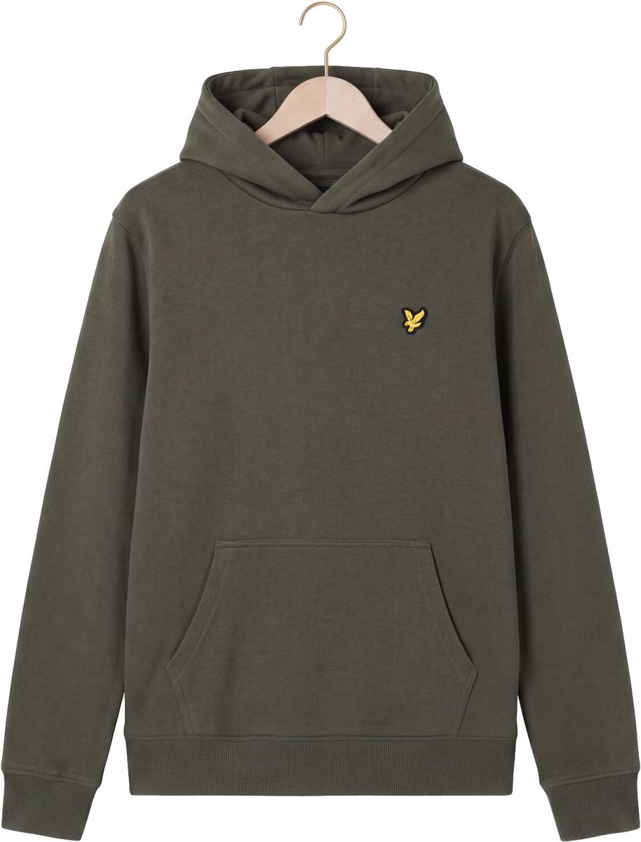 Lyle & Scott Pullover Hoodie Truien & Vesten Jongens - Sweater - Hoodie - Vest- Khaki - Maat 134/140