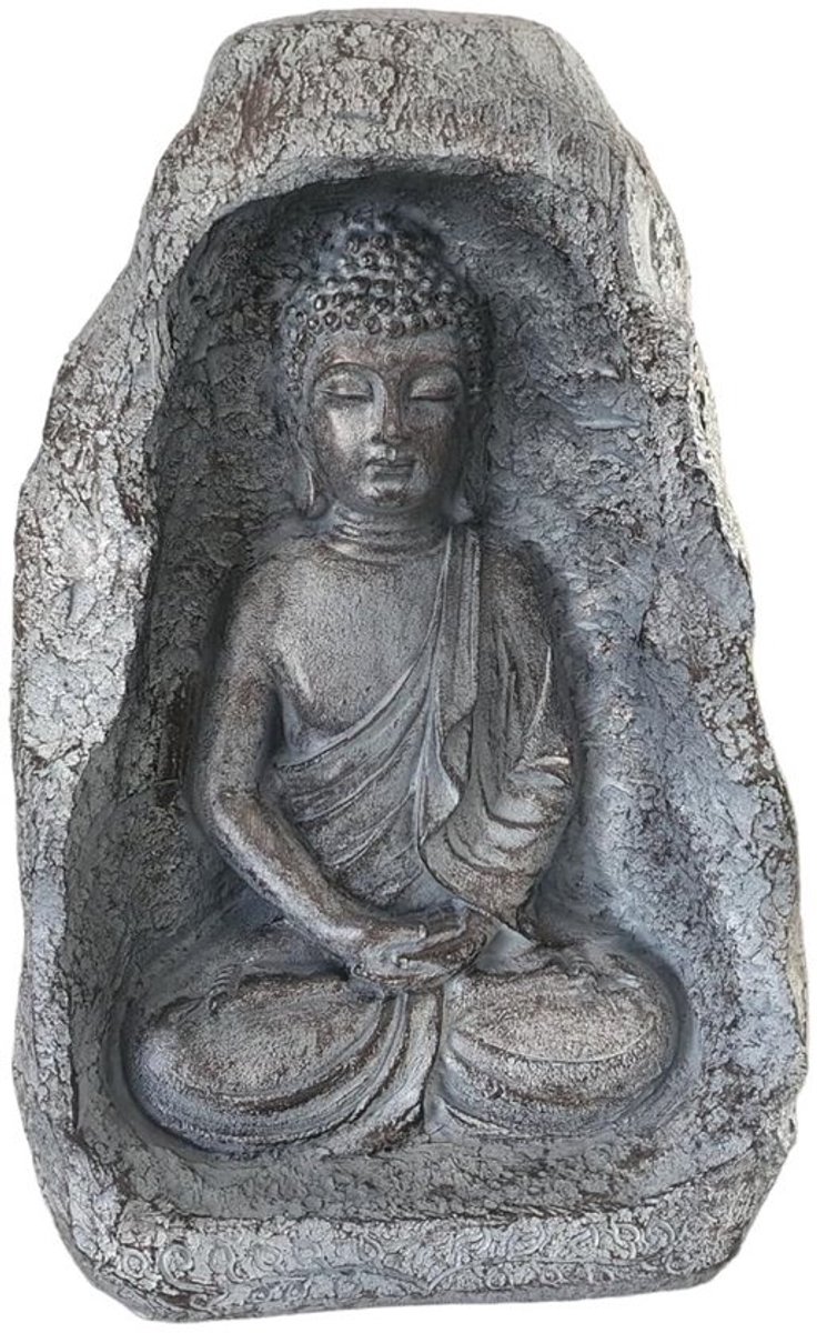 Boeddha-sculptuur in steen - 36 cm - Feng Shui decoratie