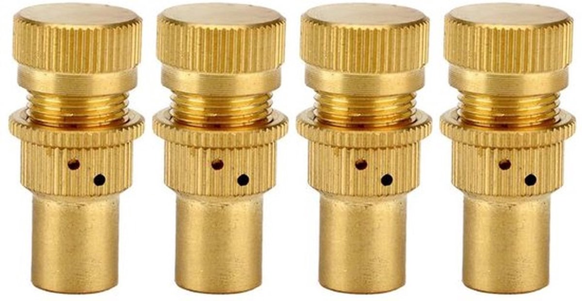 Ontluchtingsventielset 4 Stuks - Universeel Accessoire - Bandventiel - Koffer - Legering - Professioneel Gereedschap - Banddeflator