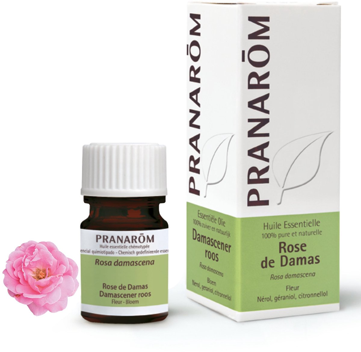 Pranarom - Damast Roos Etherische Olie - 5 ml