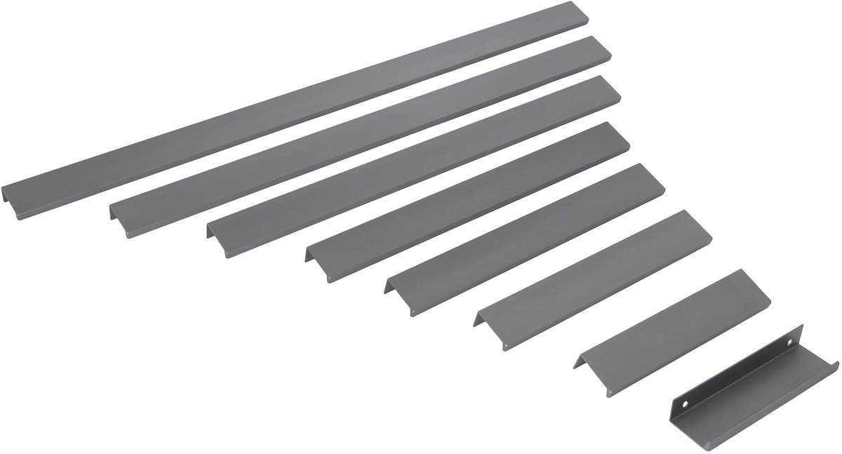 Meubelprofielgreep Siena geborsteld RVS 500mm - Boorafstand 416mm
