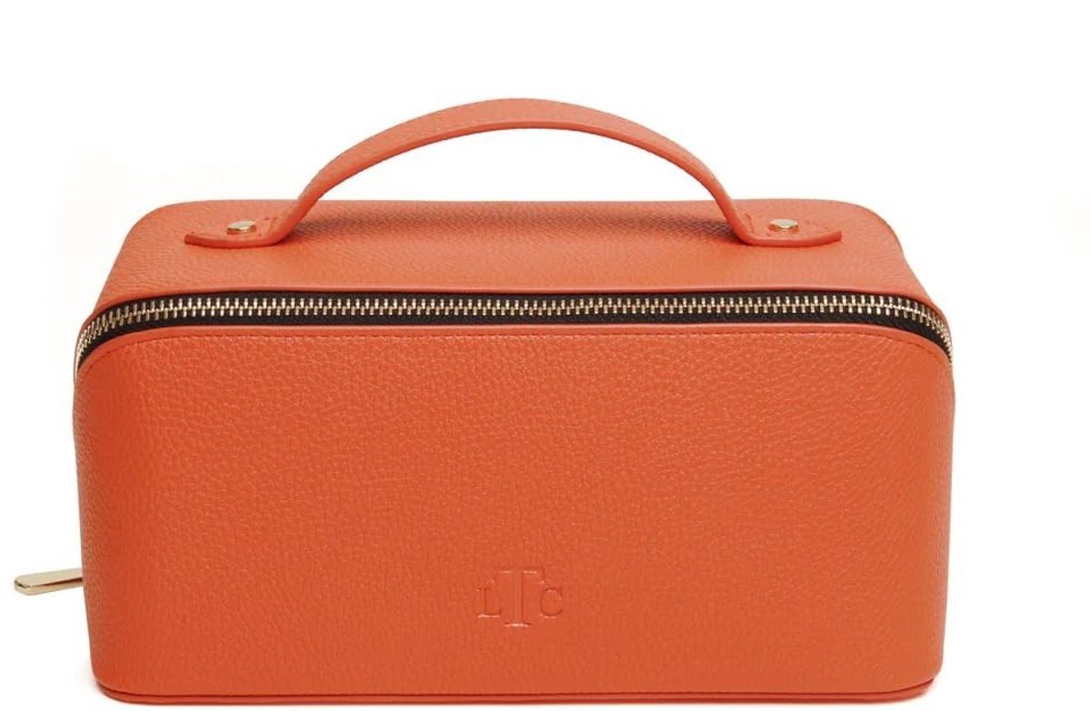 Solidchoice - Luxe Vouwbare Make-up Organizer in Oranje en Zwart