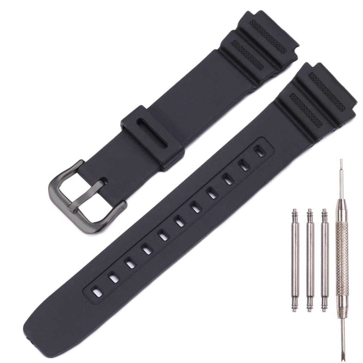 Solidchoice - Hars Horlogeband voor Diverse Casio Modellen