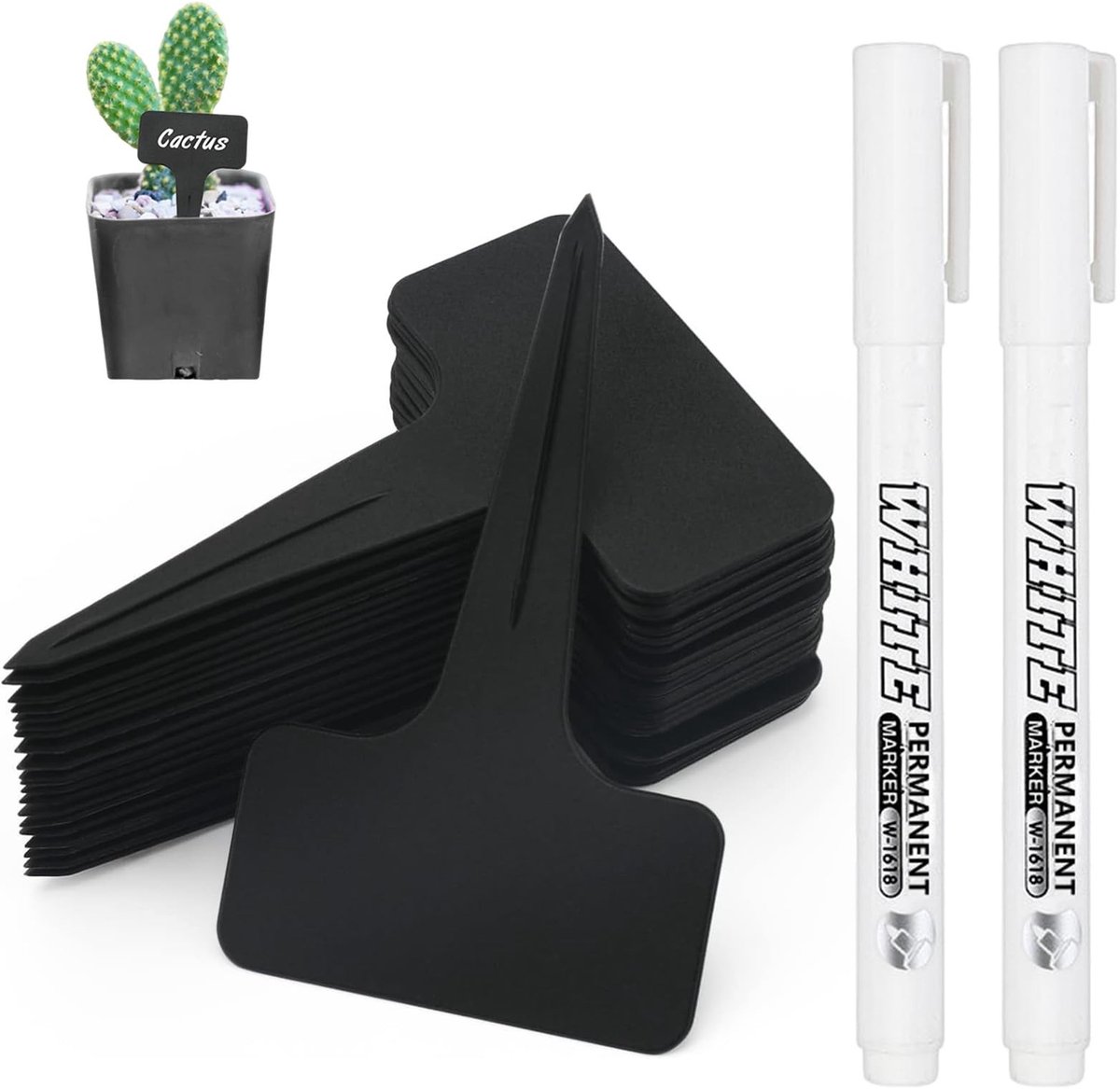 Solidchoice - Set van 152 Tuinsignalen met Twee Marker Pens