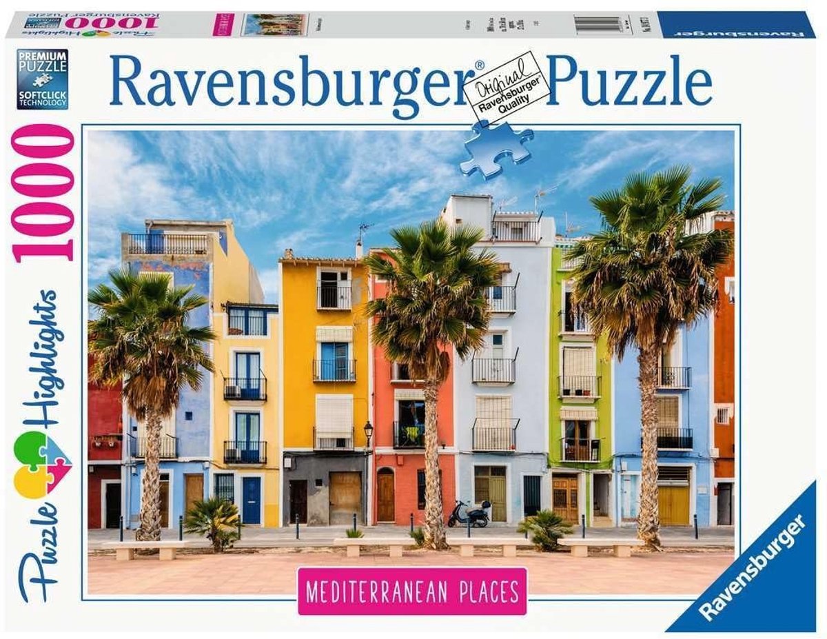 Solidchoice - Mediterranean Places Spain 1000 Stukjes Puzzel voor Volwassenen