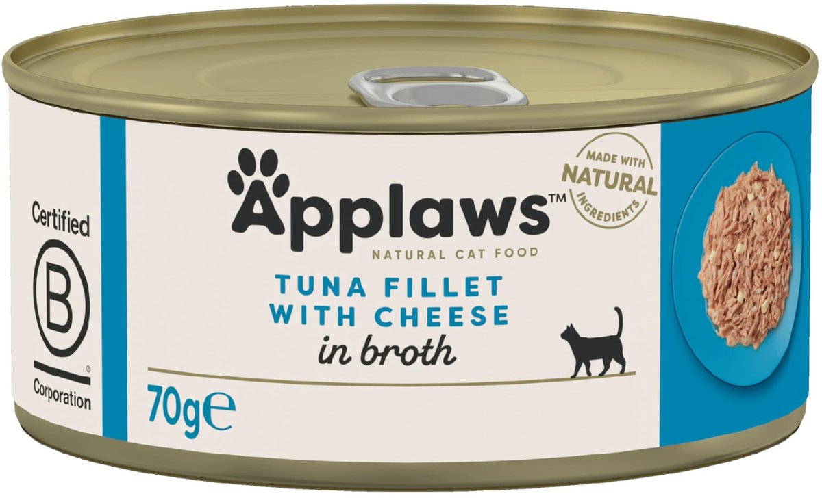 Solidchoice - Tonijnfilet en Kaas voor Katten in Blik