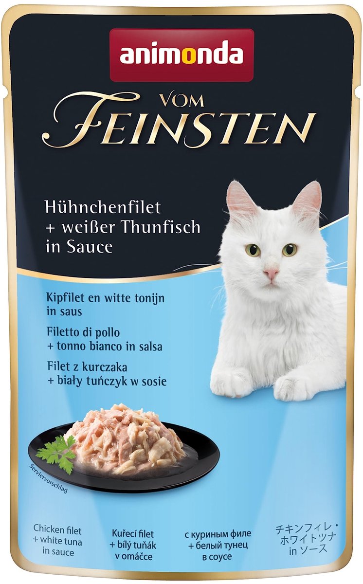 Solidchoice - Naturlijke Kattenvoeding met Kipfilet en Tonijn in Saus