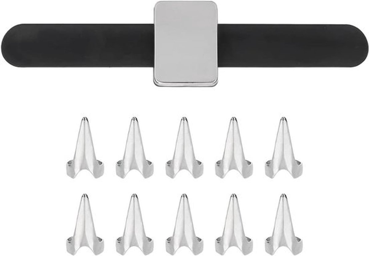 - Haarscheidingshulpmiddel - Verstelbare Haarscheidingsring - Magnetische Polsband - Stylinggereedschap voor Vlechten