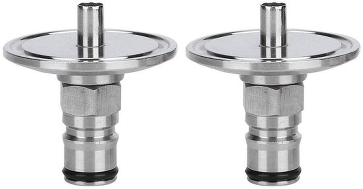 Rvs Homebrew Vaatje - Tri-Clamp Adapter - Duurzaam en Corrosiebestendig - 1.5 Inch - Brouwen Accessoires - Voedselveilig - Voor Thuisbrou...