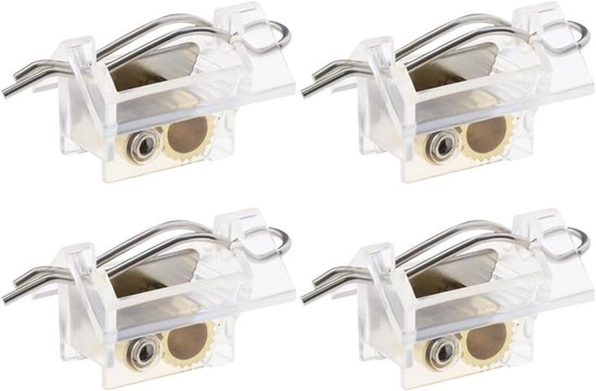 Jaloezieën Mechanisme Onderdelen - Decor Accessoires - Transparant - 4 STKS - Blinds Helper - Window Blinds Componenten - Home Meubels - Geschikt voor Cord Lock.