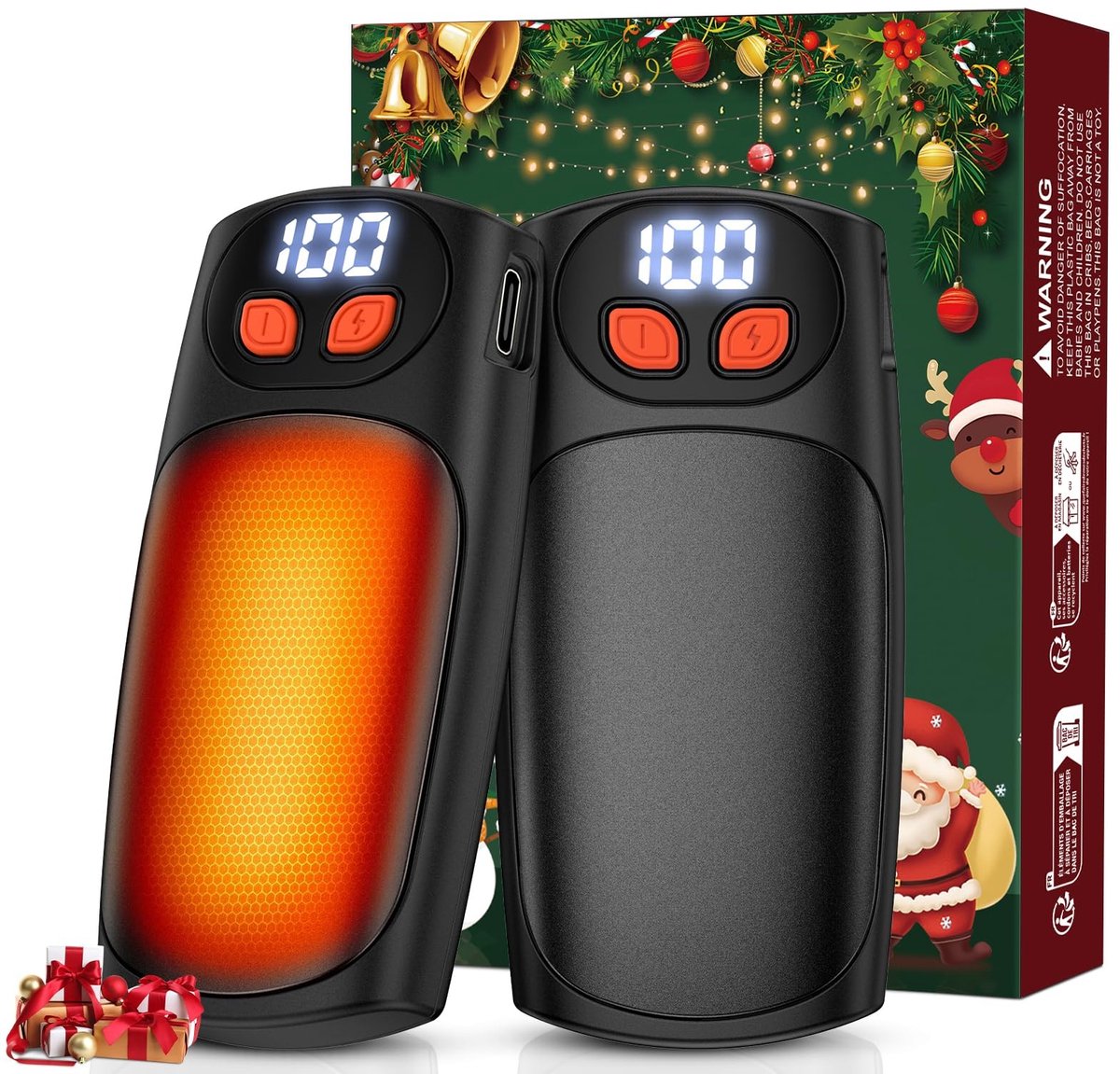 Solidchoice - Oplaadbare Handwarmers met 5 Warmte-instellingen