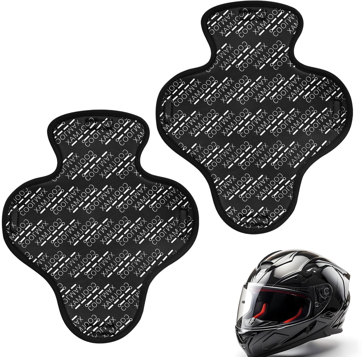 Solidchoice - Set van 2 Helm Kussens voor Fiets- en Motorhelmen