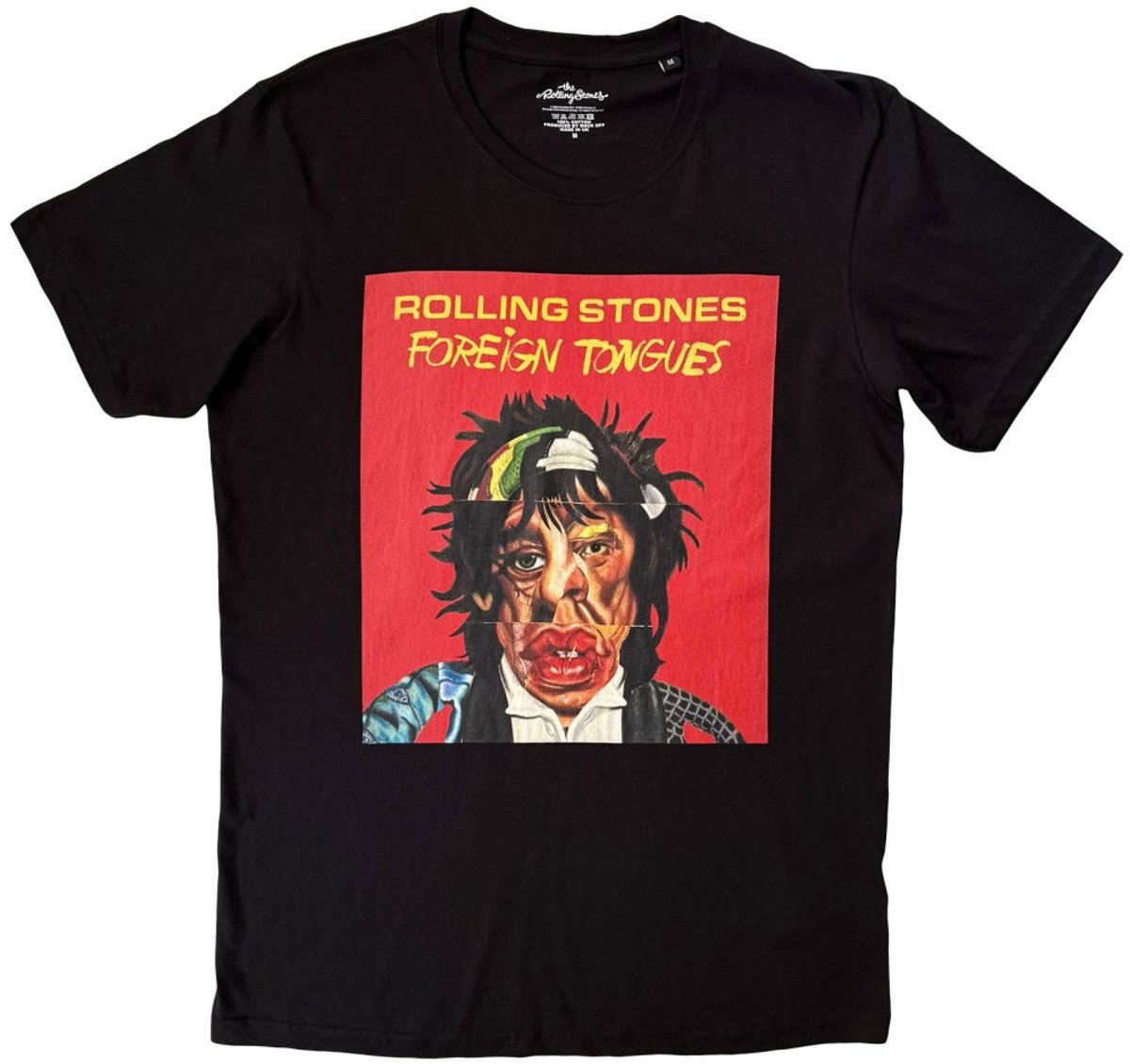 The Rolling Stones - Foreign Tongues Heren Tshirt - L - Zwart