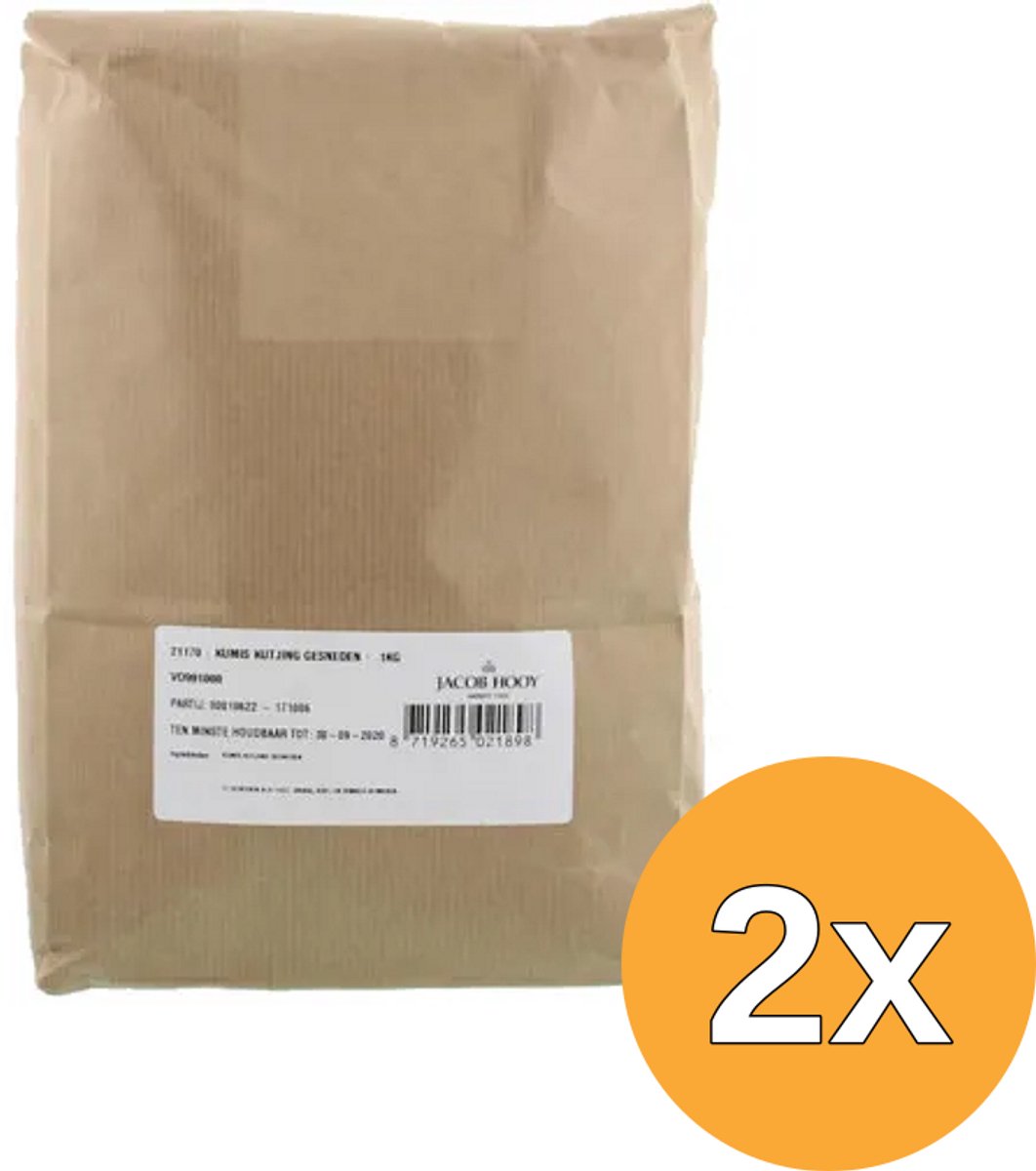 2x Jacob Hooy Kumis Kutjing Gesneden (1000 gr)