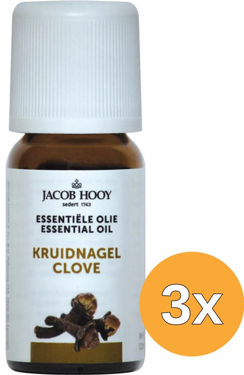 3x Jacob Hooy Kruidnagel olie (10 ml)