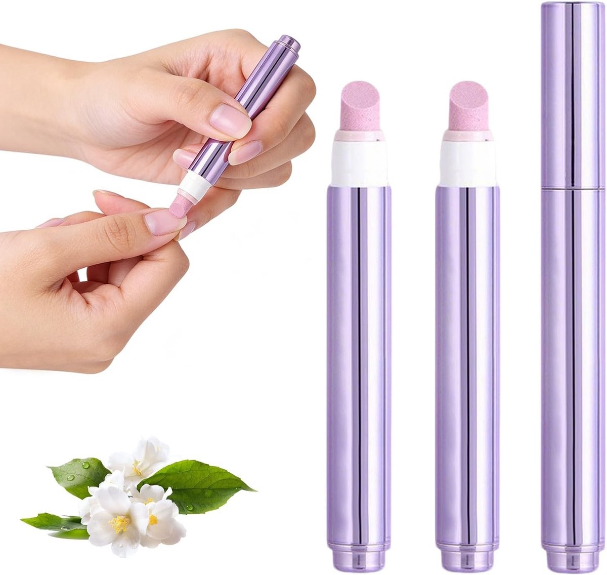 3-in-1 Nagelverzorgingspen met Keramische Punt, Nagelolie en Cuticle Remover voor Verbeterde Nagelgezondheid en Bescherming