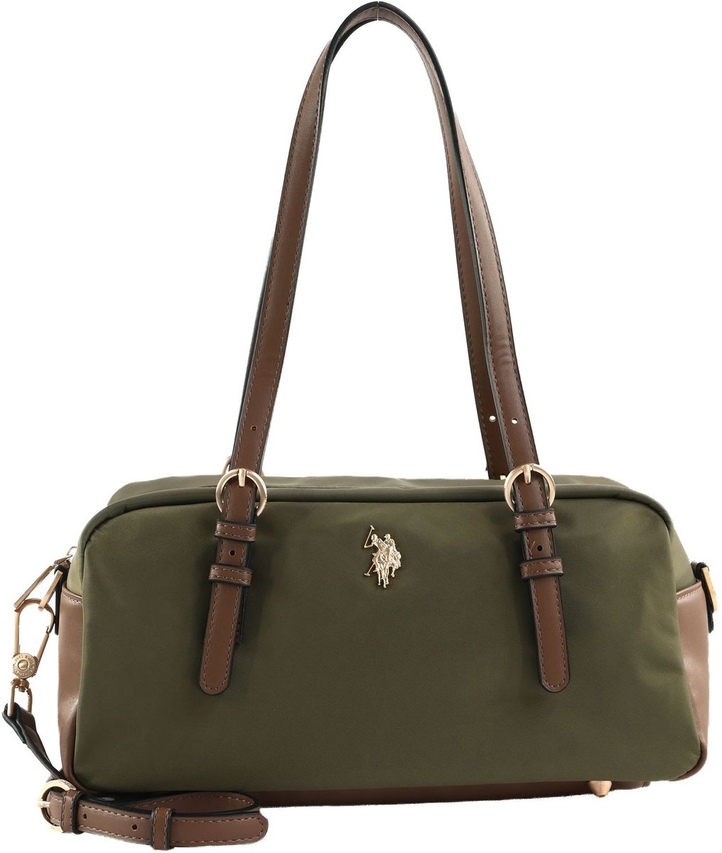 U.S. POLO ASSN. schoudertas Houston Bowling Bag Army / Green olijfgroen