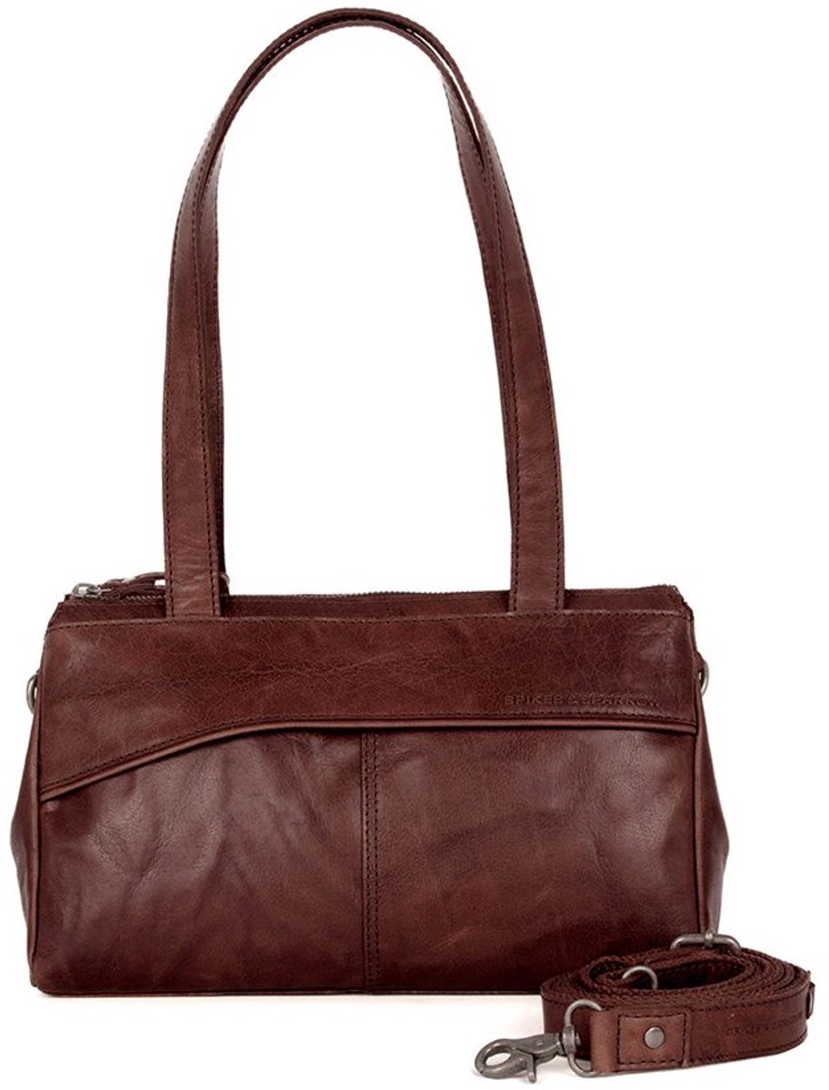 Leren Handtas - Alicia - Donkerbruin