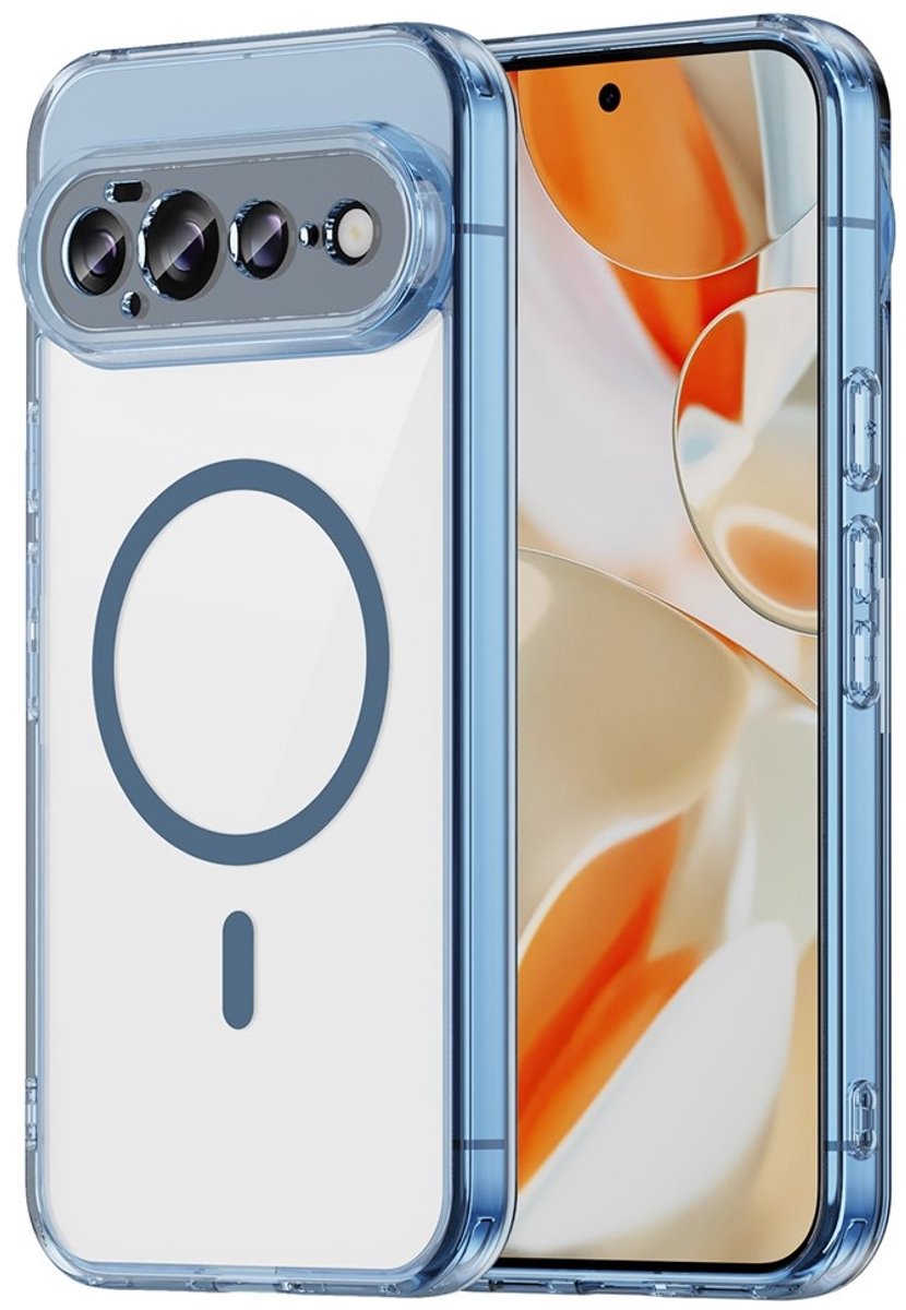 Coverup Hoesje - Geschikt voor Google Pixel 11 Pro Hoesje - Coverup Clear TPU Back Cover - MagSafe Compatible - Blauw